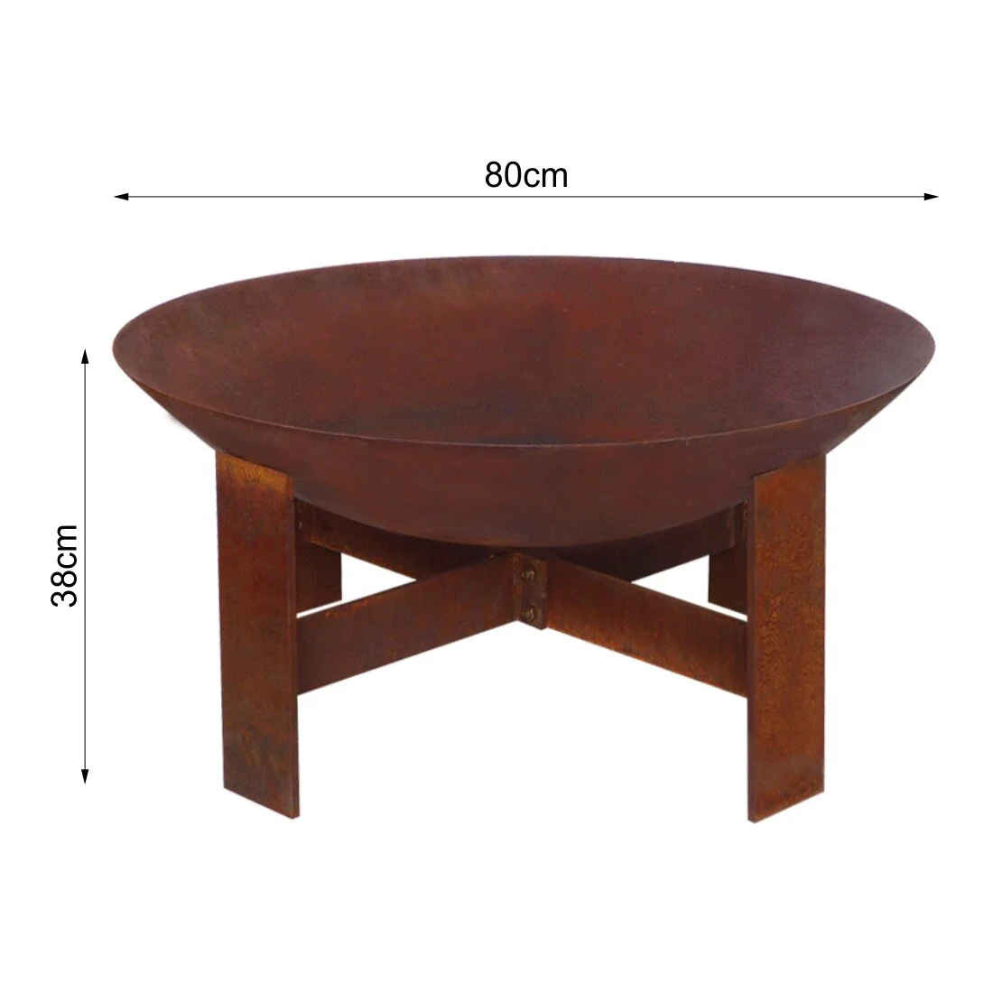 Sierra 80 Rust Fire Pit - Image 3