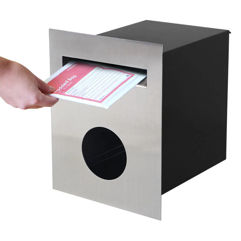 Soho Fence/Brick Letterbox - Stainless Steel - Image 11