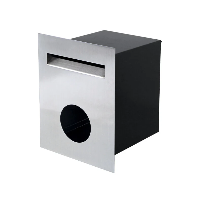 Soho Fence/Brick Letterbox - Stainless Steel - Image 3