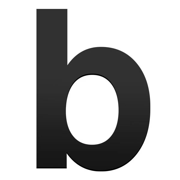 Stick on Bold House Numbers 120mm - Black - Image 4