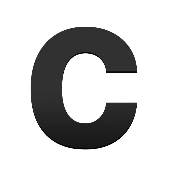 Stick on Bold House Numbers 120mm - Black - Image 5