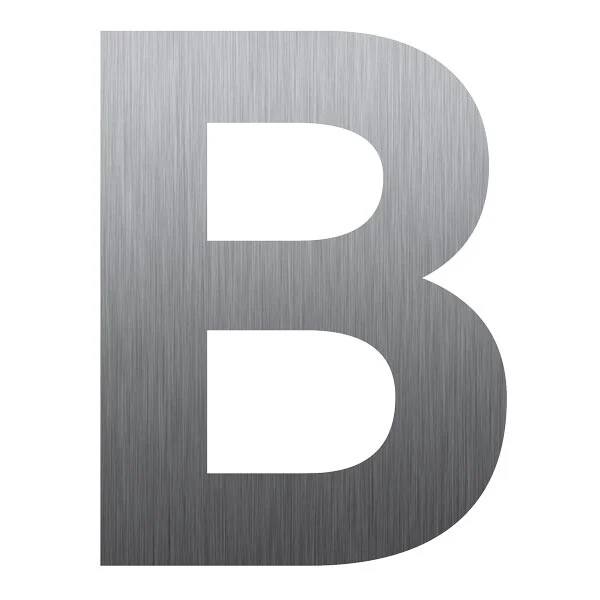 Stick on Bold House Numbers 120mm - Stainless Steel - Image 10