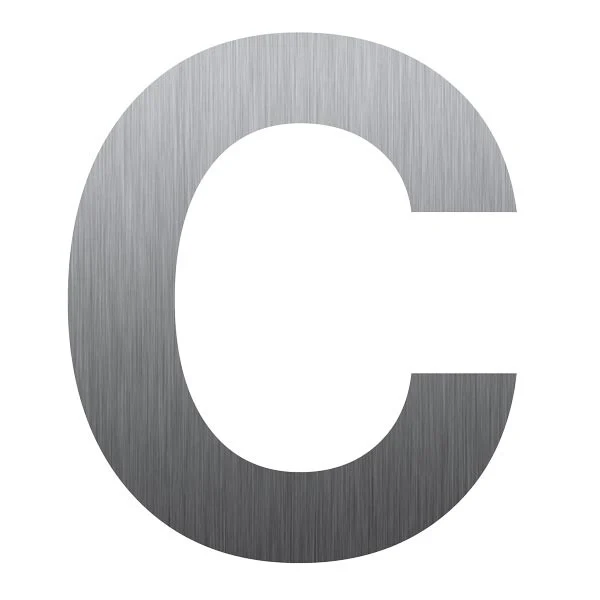 Stick on Bold House Numbers 120mm - Stainless Steel - Image 11