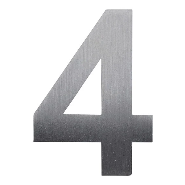 Stick on Bold House Numbers 120mm - Stainless Steel - Image 21