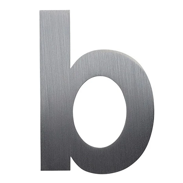 Stick on Bold House Numbers 120mm - Stainless Steel - Image 4