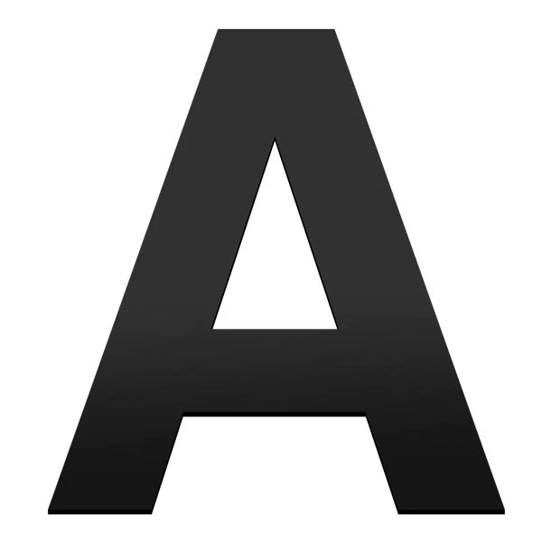 Stick on Bold House Numbers 75mm - Black - Image 11