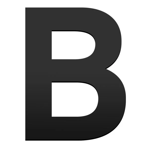 Stick on Bold House Numbers 75mm - Black - Image 12