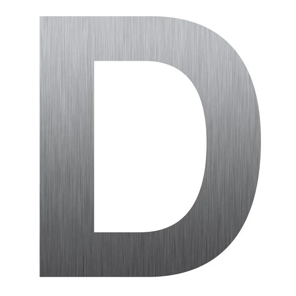 Stick on Bold House Numbers 75mm - Stainless Steel - Image 10