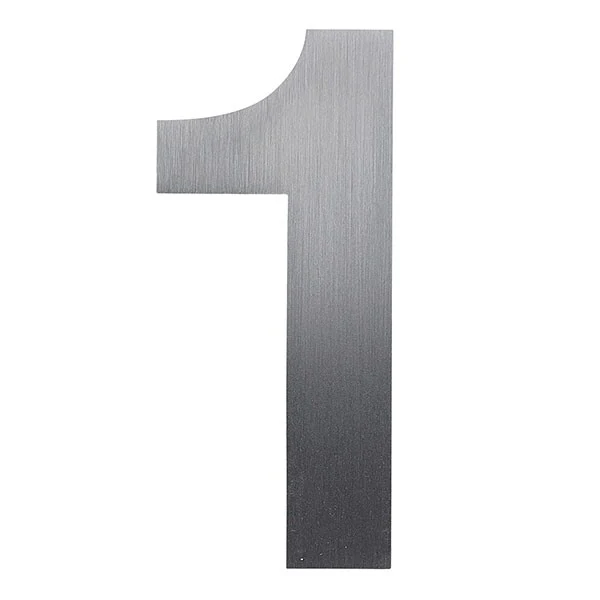 Stick on Bold House Numbers 75mm - Stainless Steel - Image 19