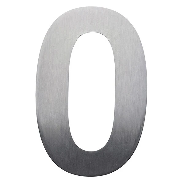 Stick on Bold House Numbers 75mm - Stainless Steel - Image 22
