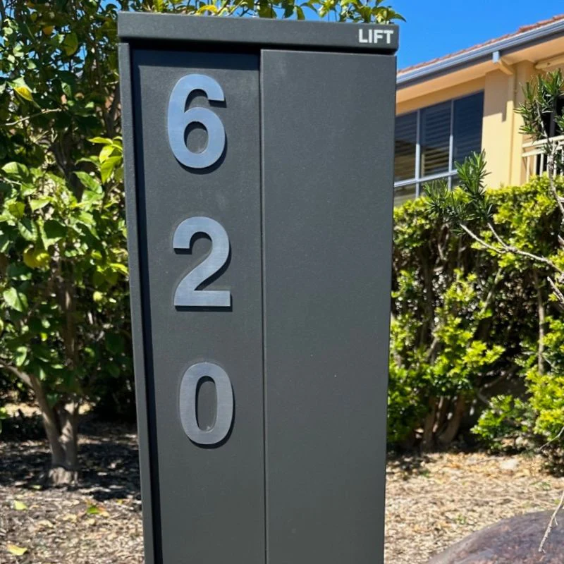 Stick on Bold House Numbers 75mm - Stainless Steel - Image 26