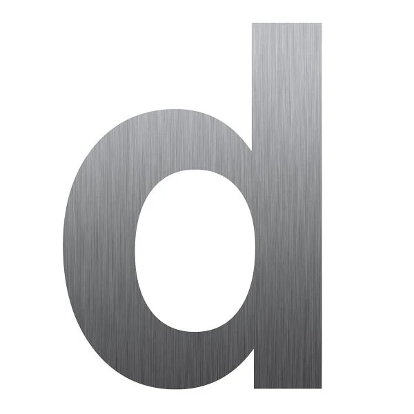 Stick on Bold House Numbers 75mm - Stainless Steel - Image 6