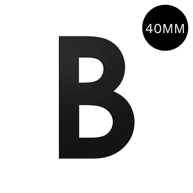 Stick On Medium House Numbers 50mm - Black - Image 15