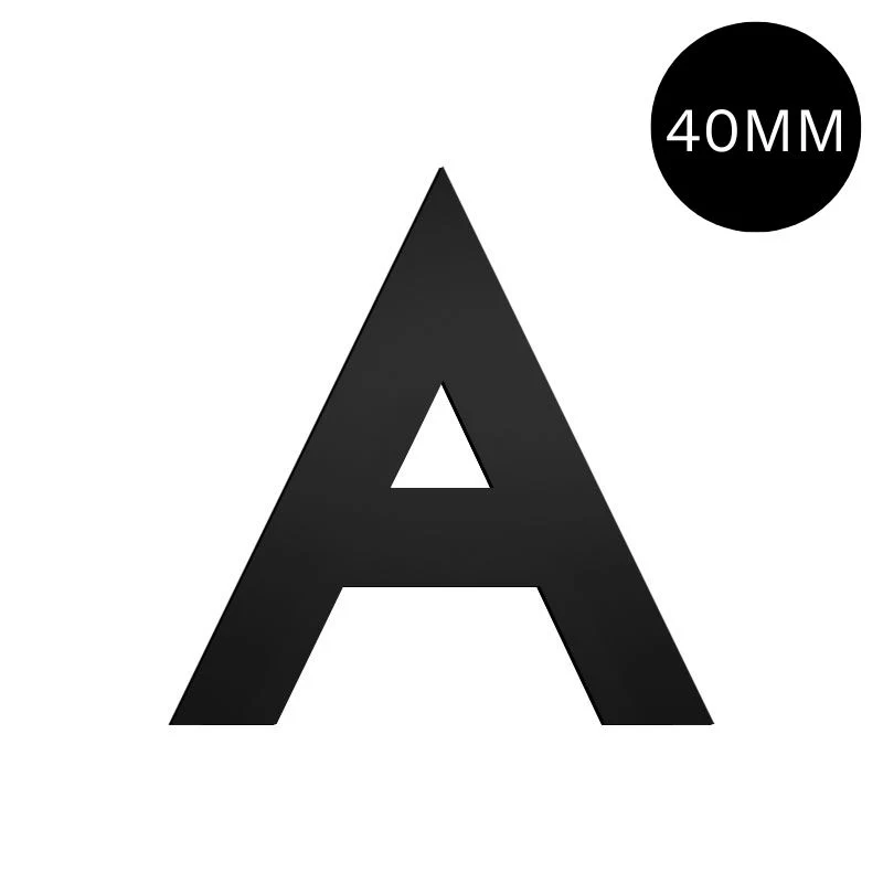 Stick On Medium House Numbers 50mm - Black - Image 16