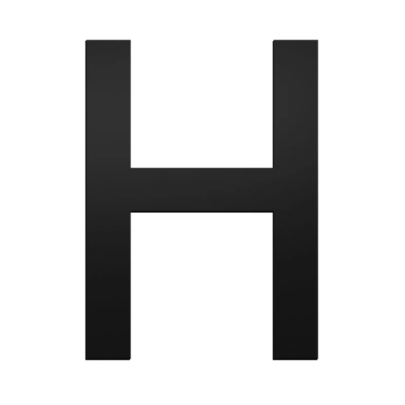 Stick On Medium Letters 50mm - Black - Image 10