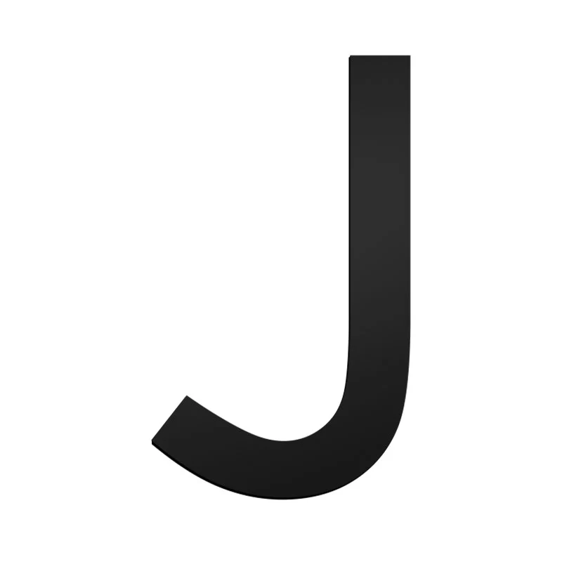 Stick On Medium Letters 50mm - Black - Image 12