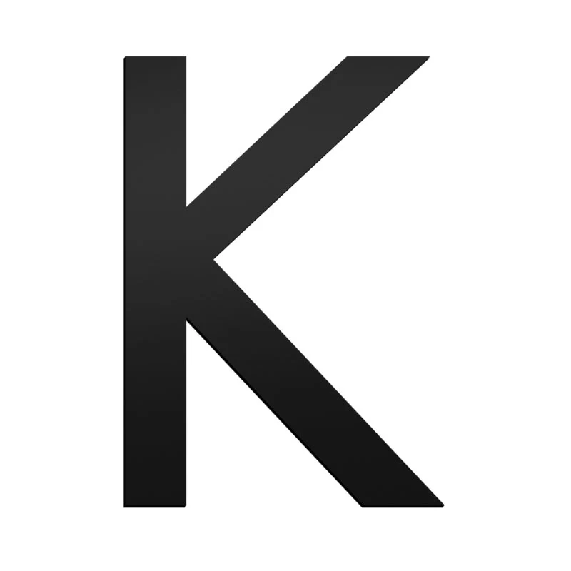 Stick On Medium Letters 50mm - Black - Image 13