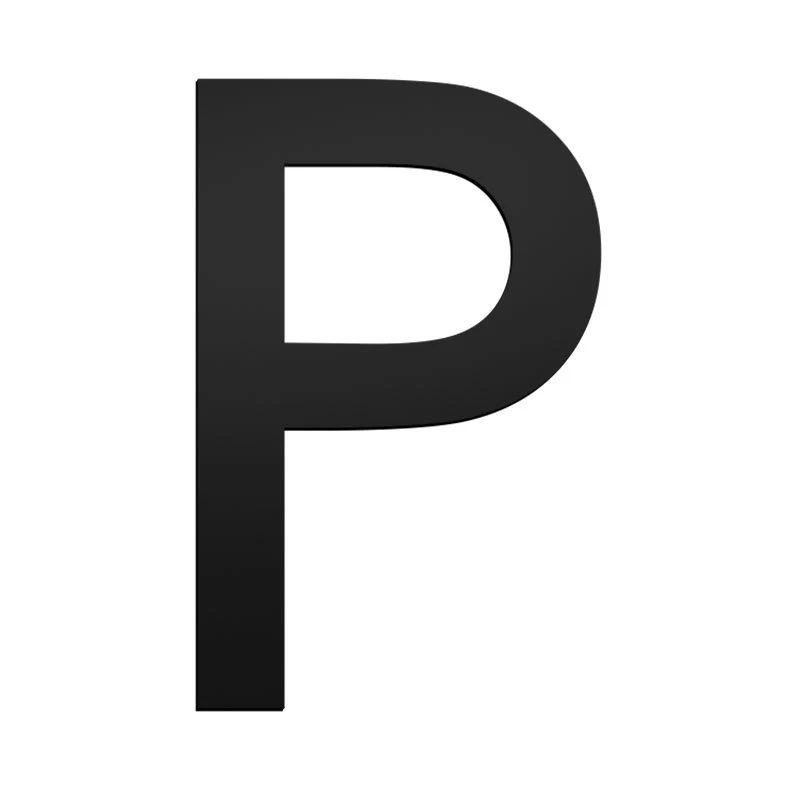 Stick On Medium Letters 50mm - Black - Image 18