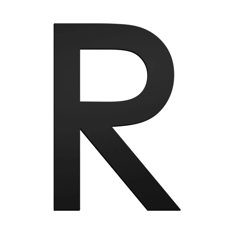 Stick On Medium Letters 50mm - Black - Image 20