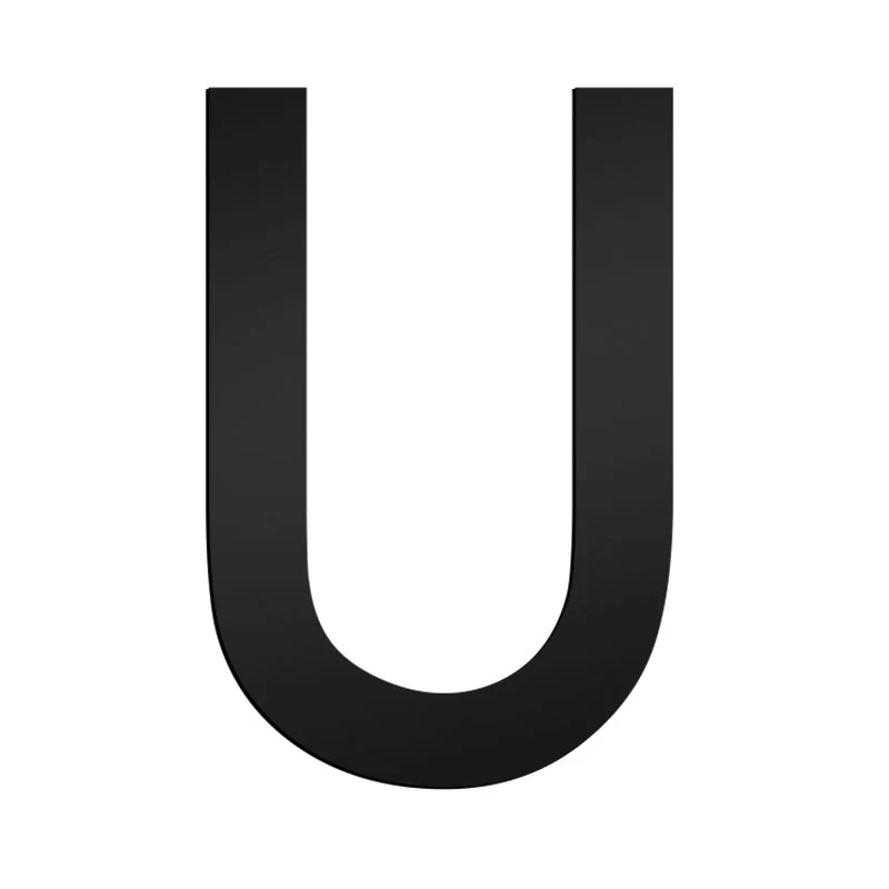 Stick On Medium Letters 50mm - Black - Image 23