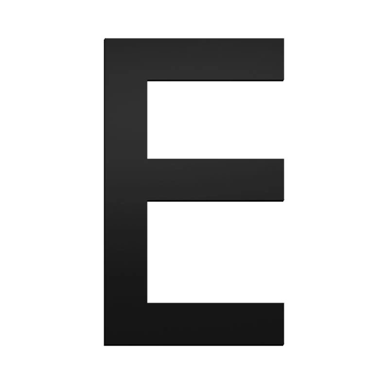 Stick On Medium Letters 50mm - Black - Image 7