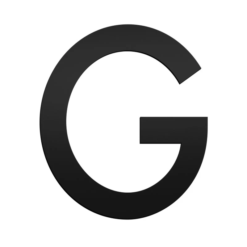 Stick On Medium Letters 50mm - Black - Image 9