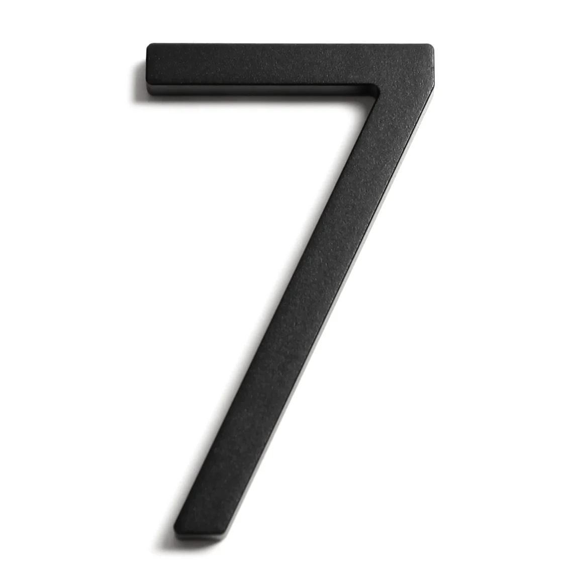 Stick on Slim Aluminium House Numbers 150mm - Black - Image 10