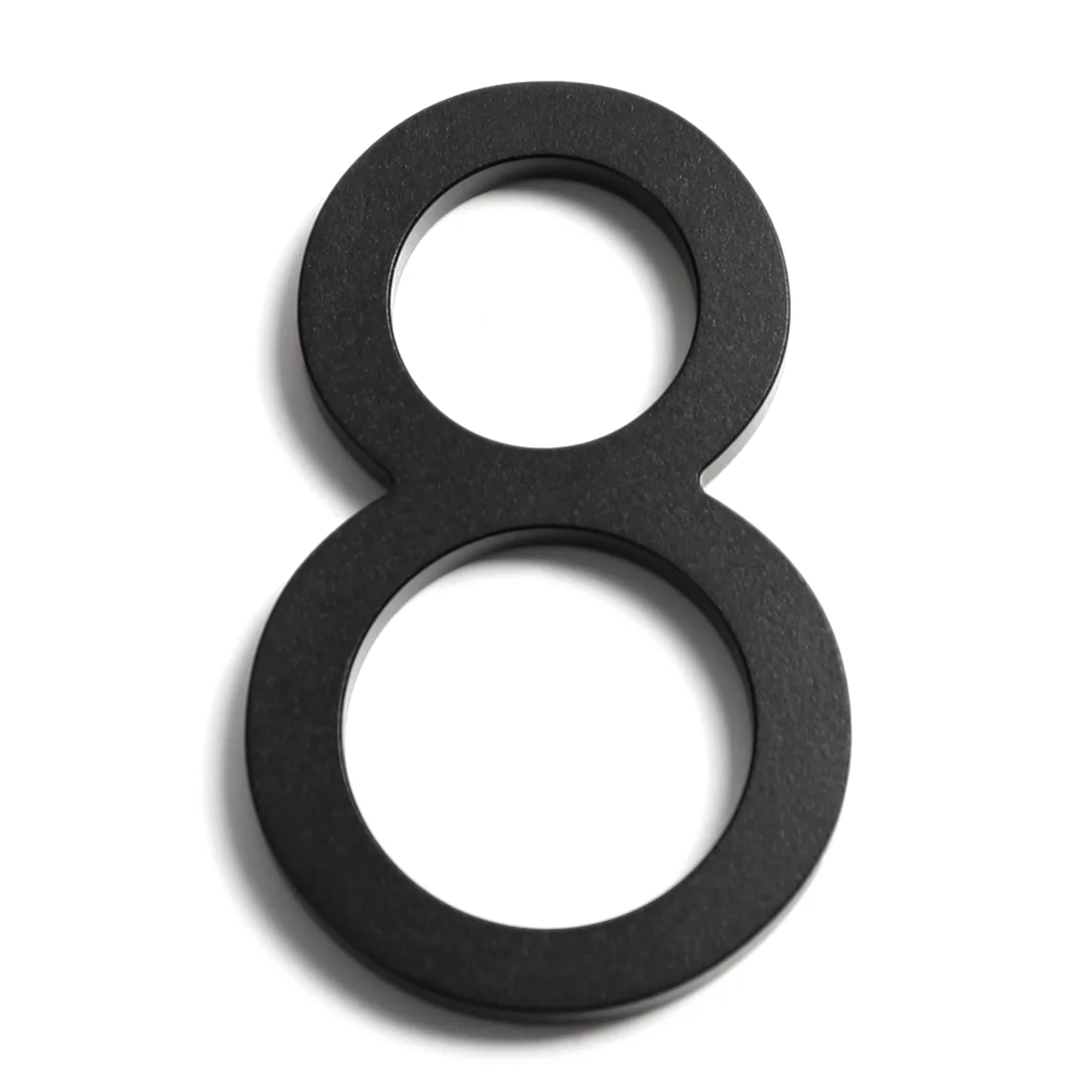 Stick on Slim Aluminium House Numbers 150mm - Black - Image 11