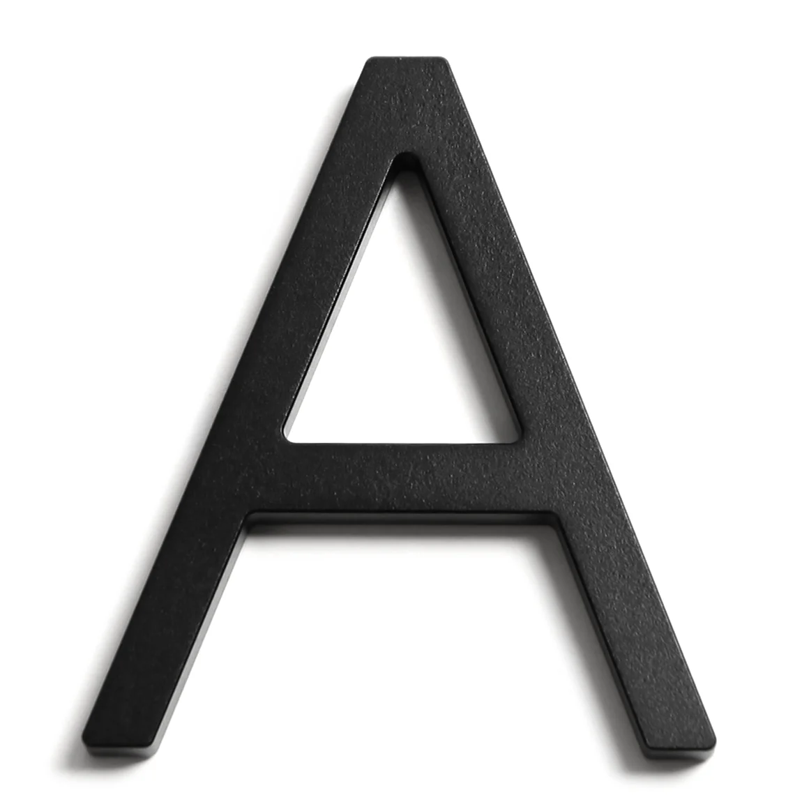 Stick on Slim Aluminium House Numbers 150mm - Black - Image 13