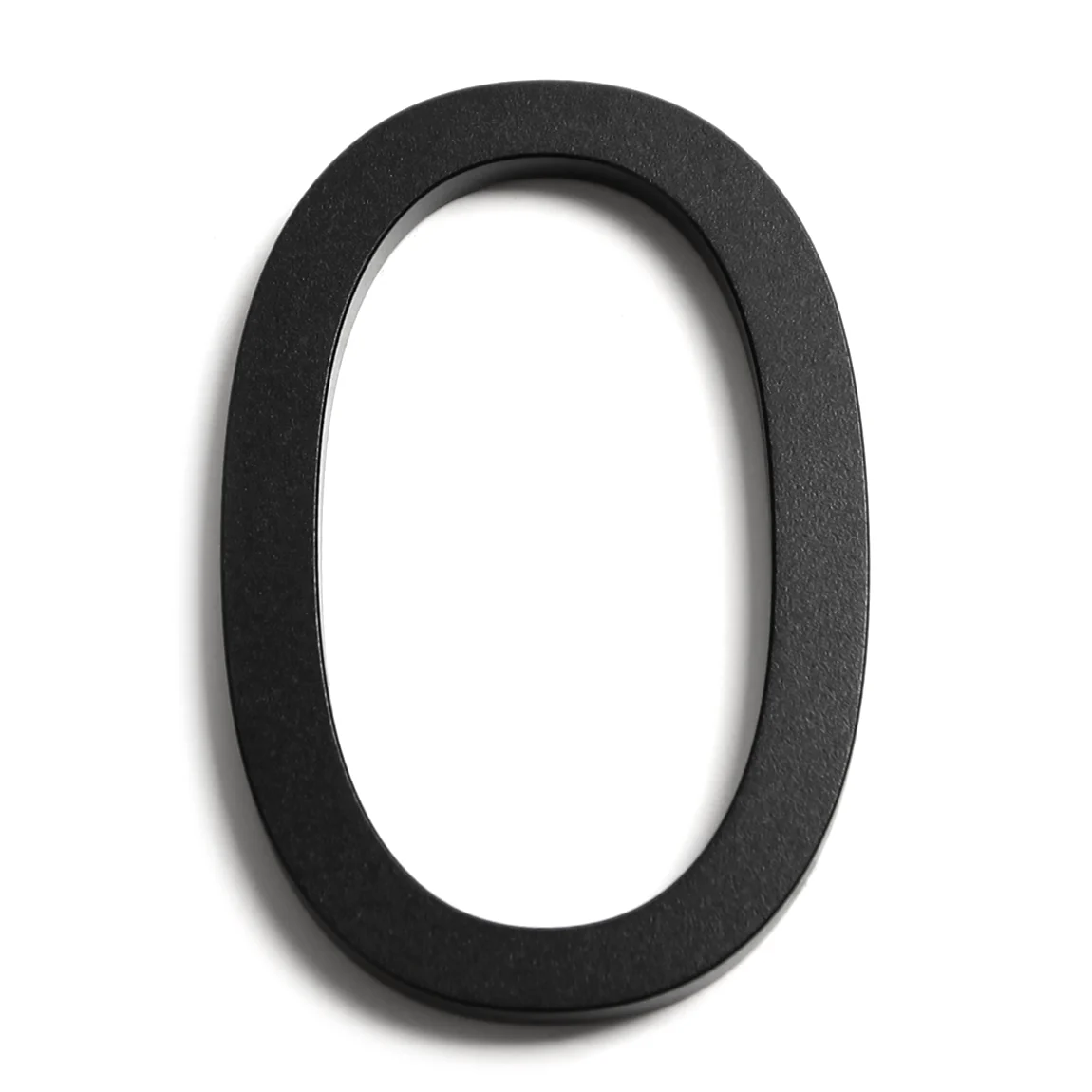 Stick on Slim Aluminium House Numbers 150mm - Black - Image 3