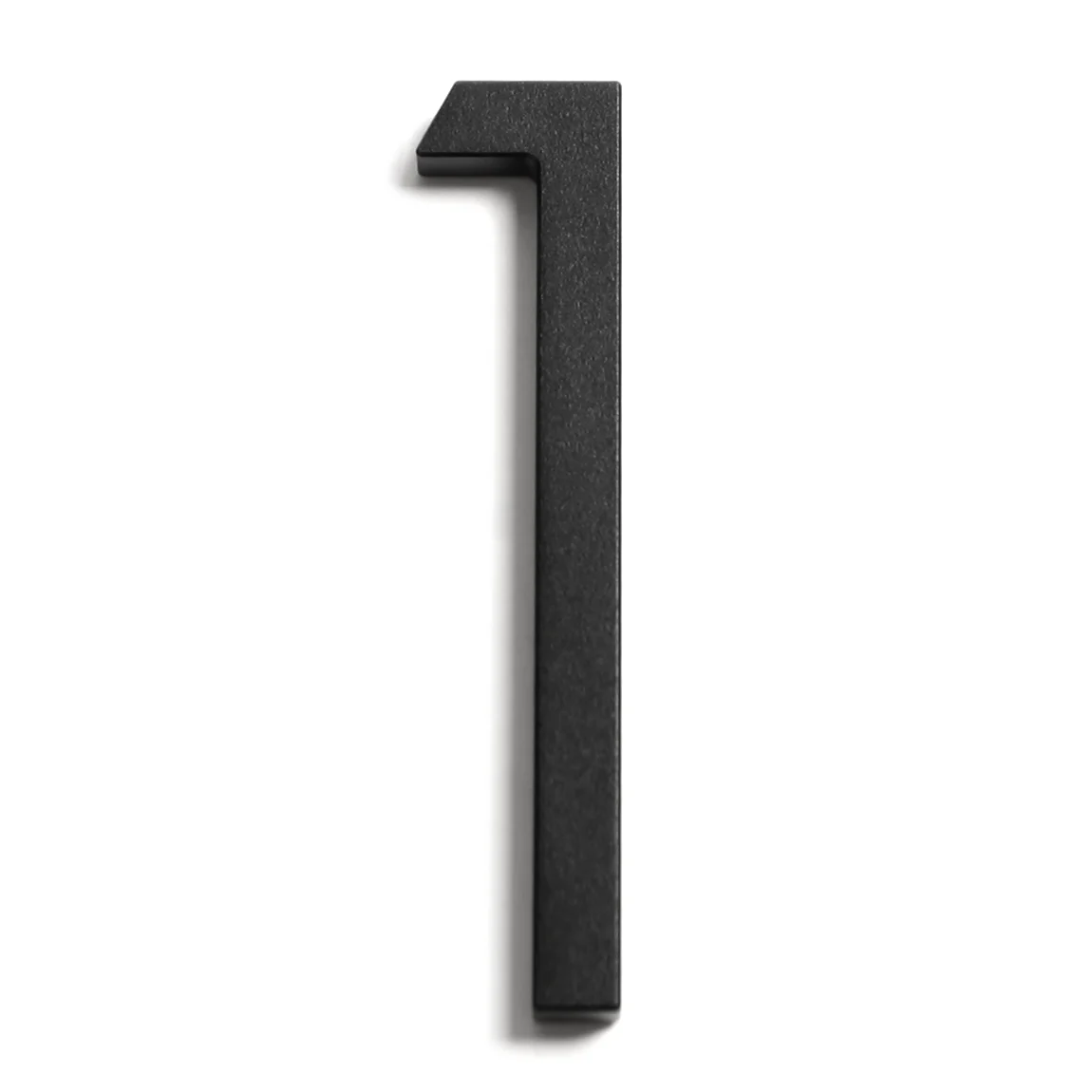 Stick on Slim Aluminium House Numbers 150mm - Black - Image 4