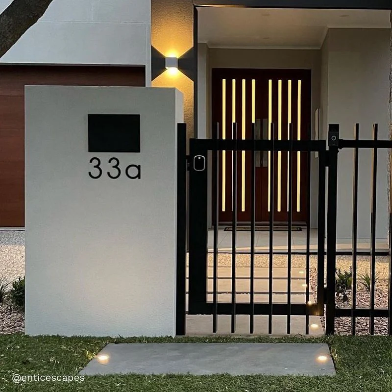 Stick on Slim House Numbers 120mm - Black - Image 26