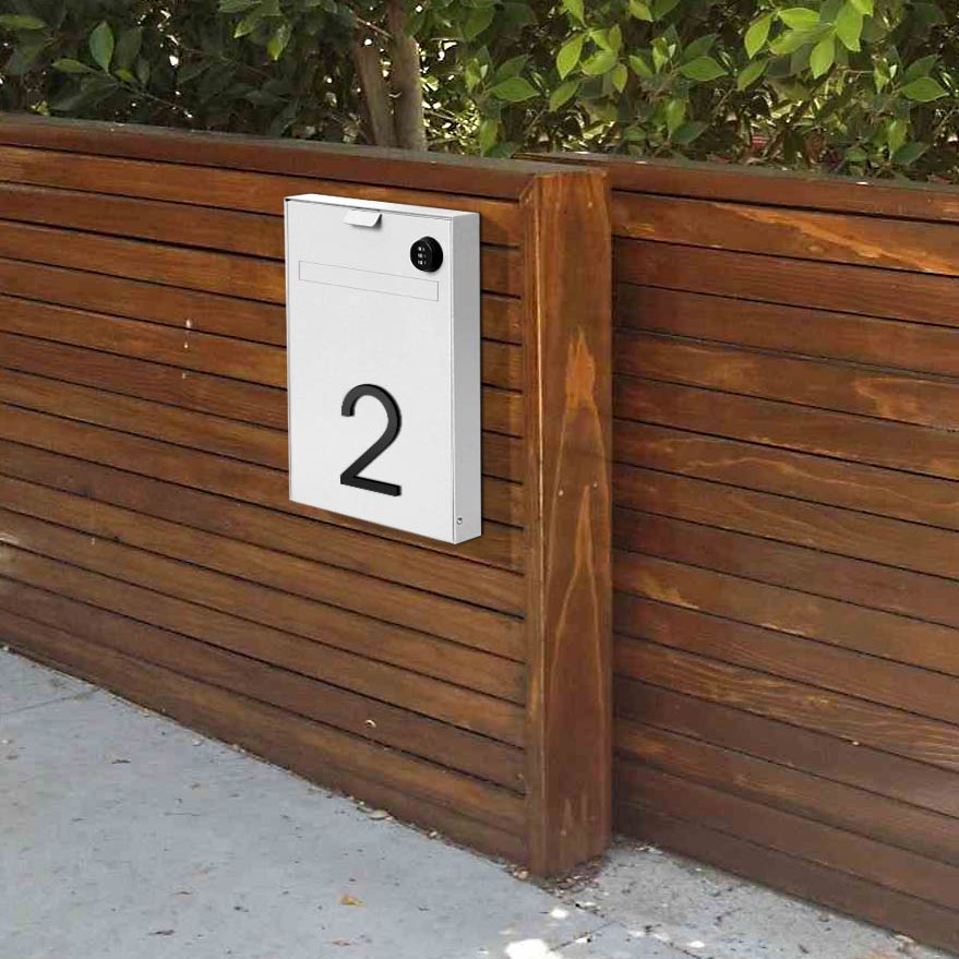 Stick on Slim House Numbers 120mm - Black - Image 35