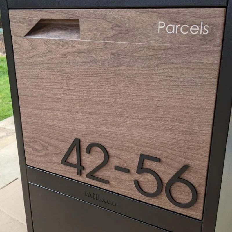 Stick on Slim House Numbers 120mm - Black - Image 36