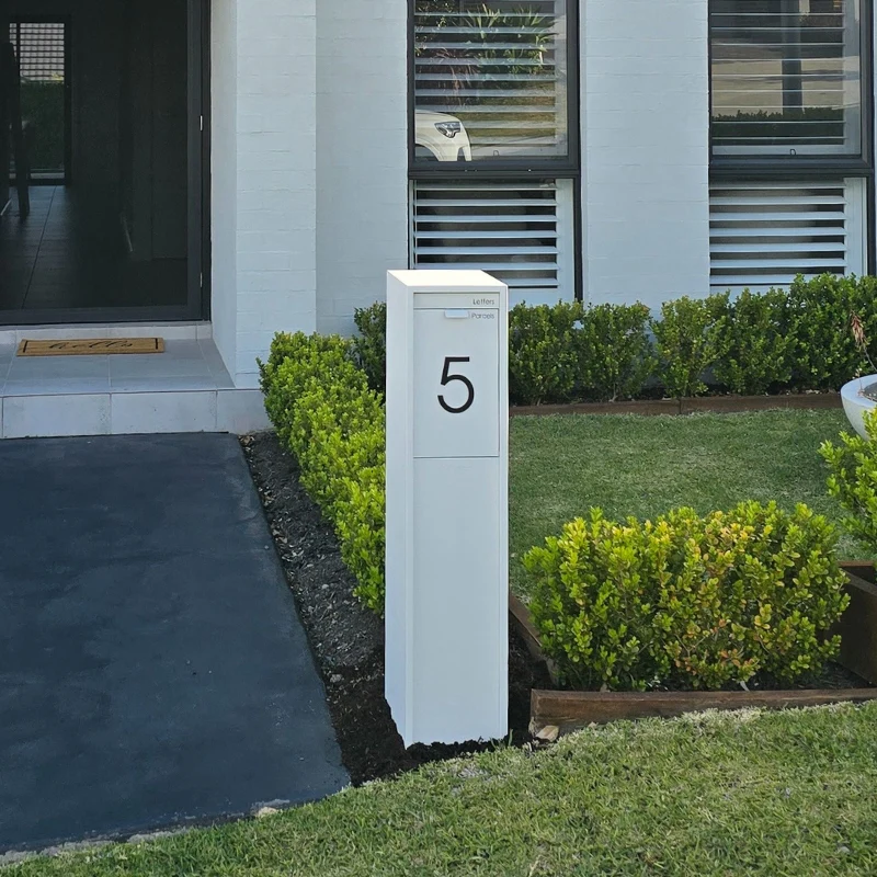 Stick on Slim House Numbers 120mm - Black - Image 38