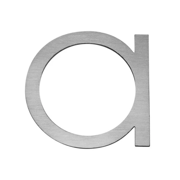 Stick on Slim House Numbers 120mm - Stainless Steel - Image 11