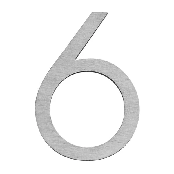 Stick on Slim House Numbers 120mm - Stainless Steel - Image 13