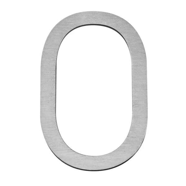 Stick on Slim House Numbers 120mm - Stainless Steel - Image 17
