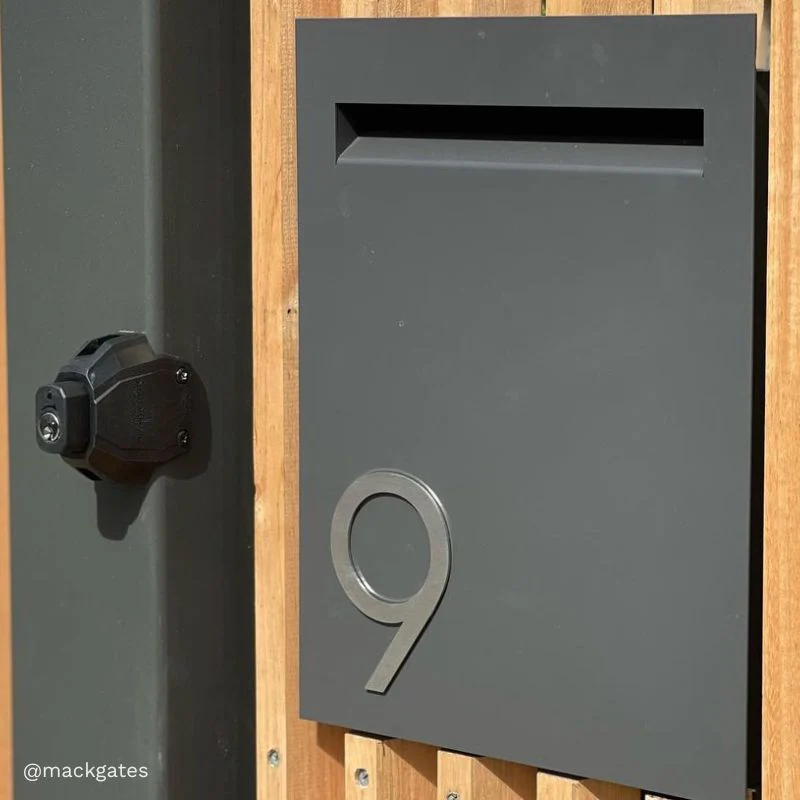 Stick on Slim House Numbers 120mm - Stainless Steel - Image 24