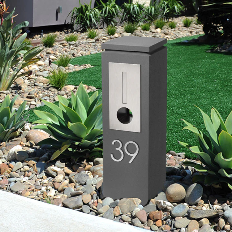 Stick on Slim House Numbers 120mm - Stainless Steel - Image 26