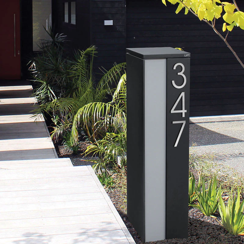 Stick on Slim House Numbers 120mm - Stainless Steel - Image 27