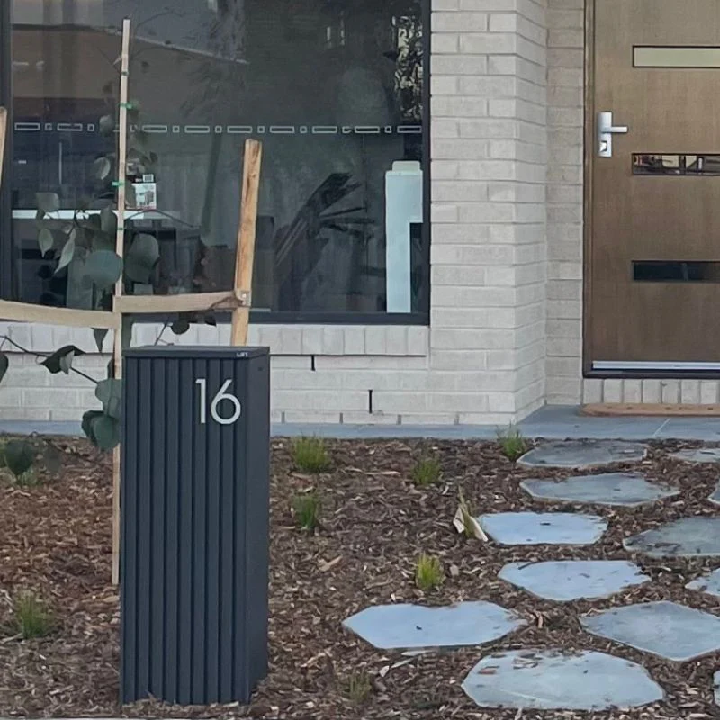 Stick on Slim House Numbers 120mm - Stainless Steel - Image 29