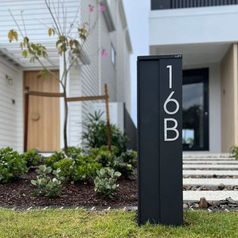 Stick on Slim House Numbers 120mm - Stainless Steel - Image 33