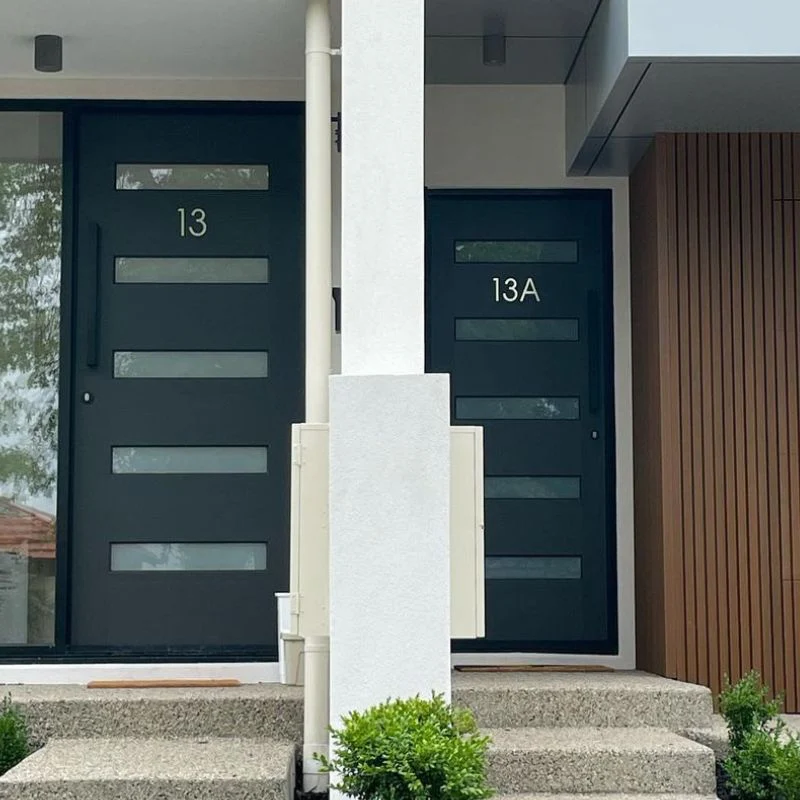 Stick on Slim House Numbers 120mm - Stainless Steel - Image 34