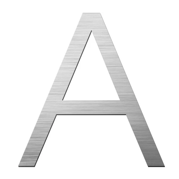 Stick on Slim House Numbers 120mm - Stainless Steel - Image 7