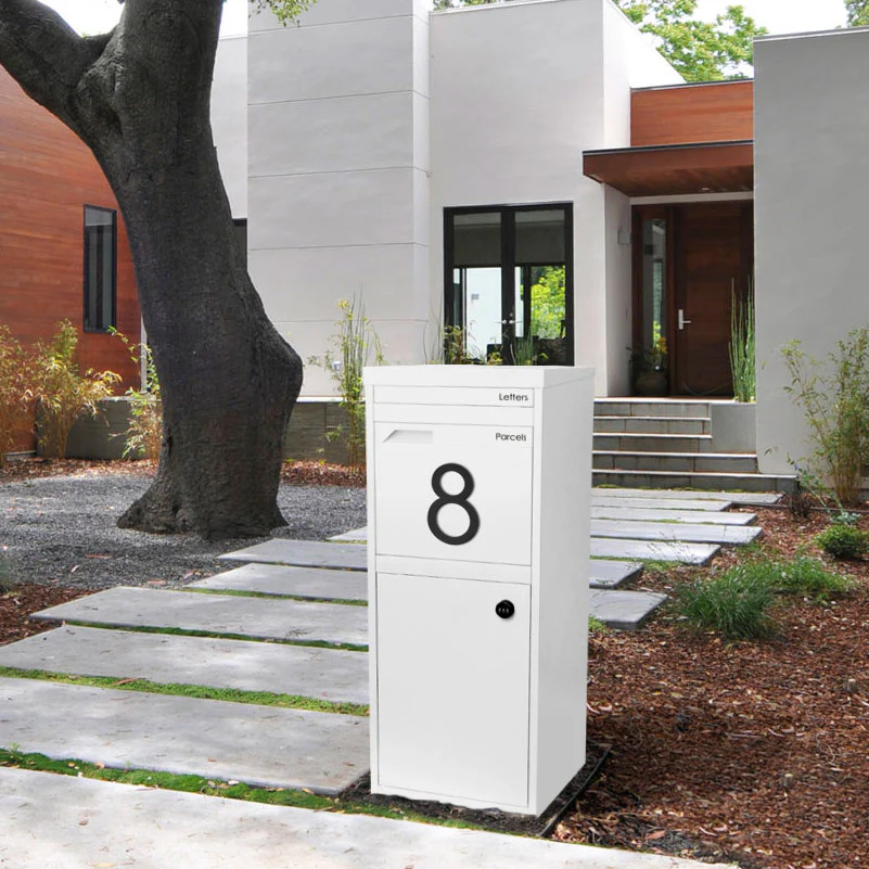 Stick on Slim House Numbers 200mm - Black - Image 23