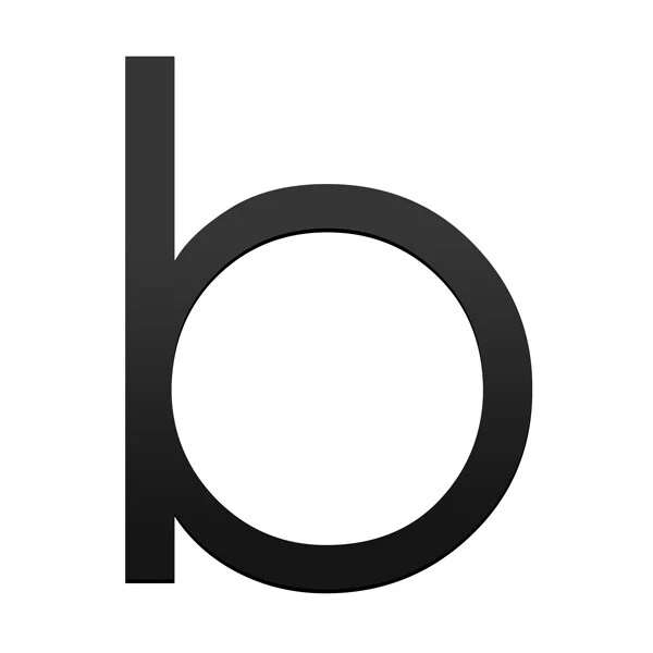 Stick on Slim House Numbers 200mm - Black - Image 4