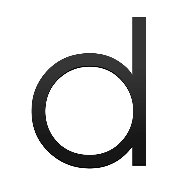 Stick on Slim House Numbers 200mm - Black - Image 6