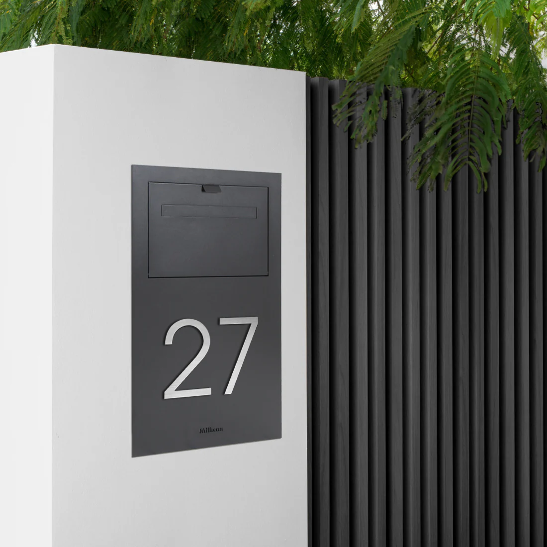 Stick on Slim House Numbers 200mm - Stainless Steel - Image 23