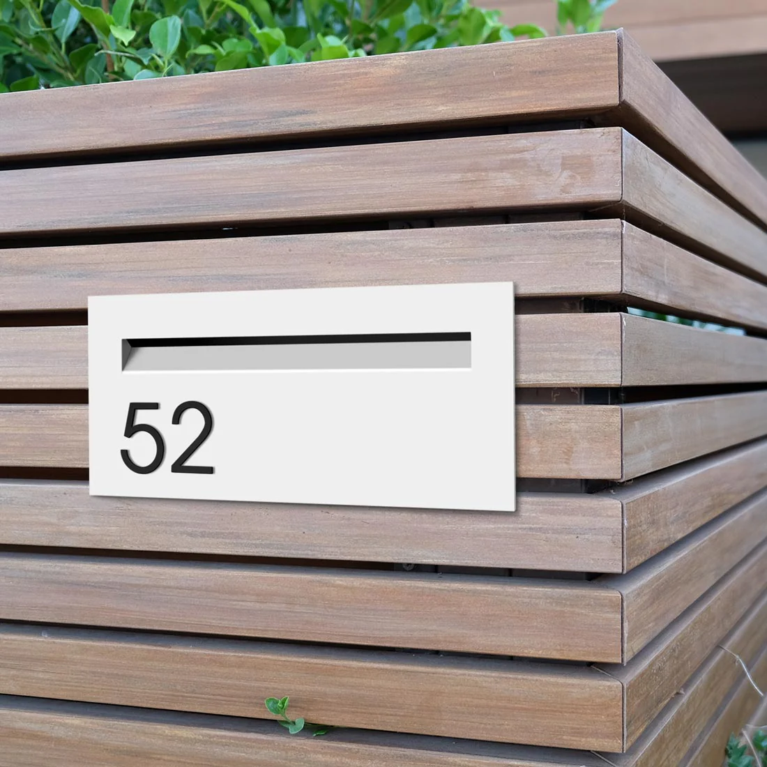 Stick on Slim House Numbers 75mm - Black - Image 28
